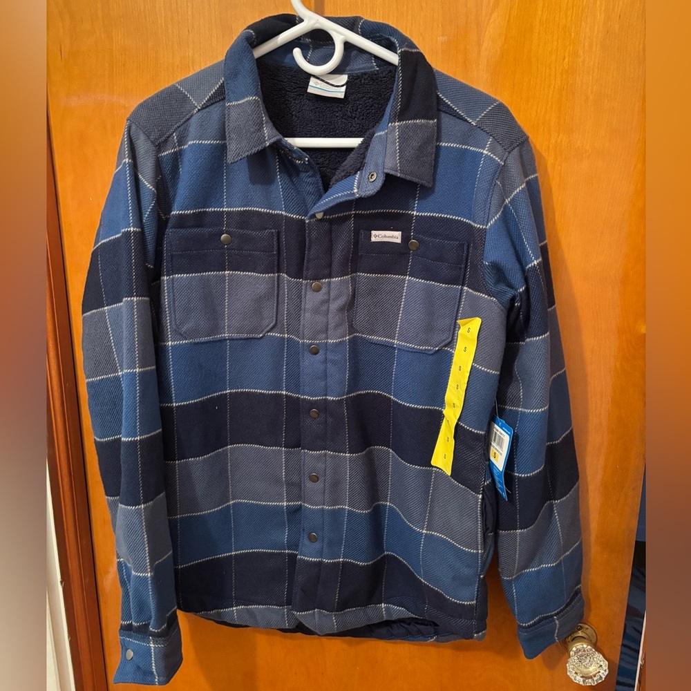 Columbia Sportswear fleece lined shirt jacket